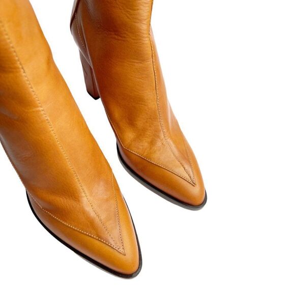 SYLVEN NEW YORK Almasi Leather Block Heel Boot  - Picture 10 of 12